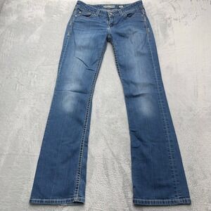 BKE denim Payton Bootcut Jeans Womens 27Lx32.5 Blue Cotton Stretch Medium Wash